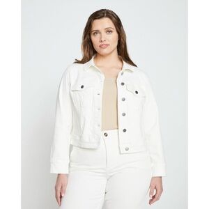 Universal Standard White Jean Jacket
